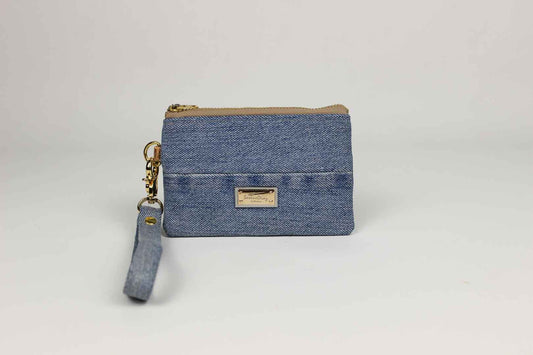 Wristlet Card Holder - Black & Chocolate Brown Serene Diaz Collection Card Holder 39.00 Serene Diaz Denim