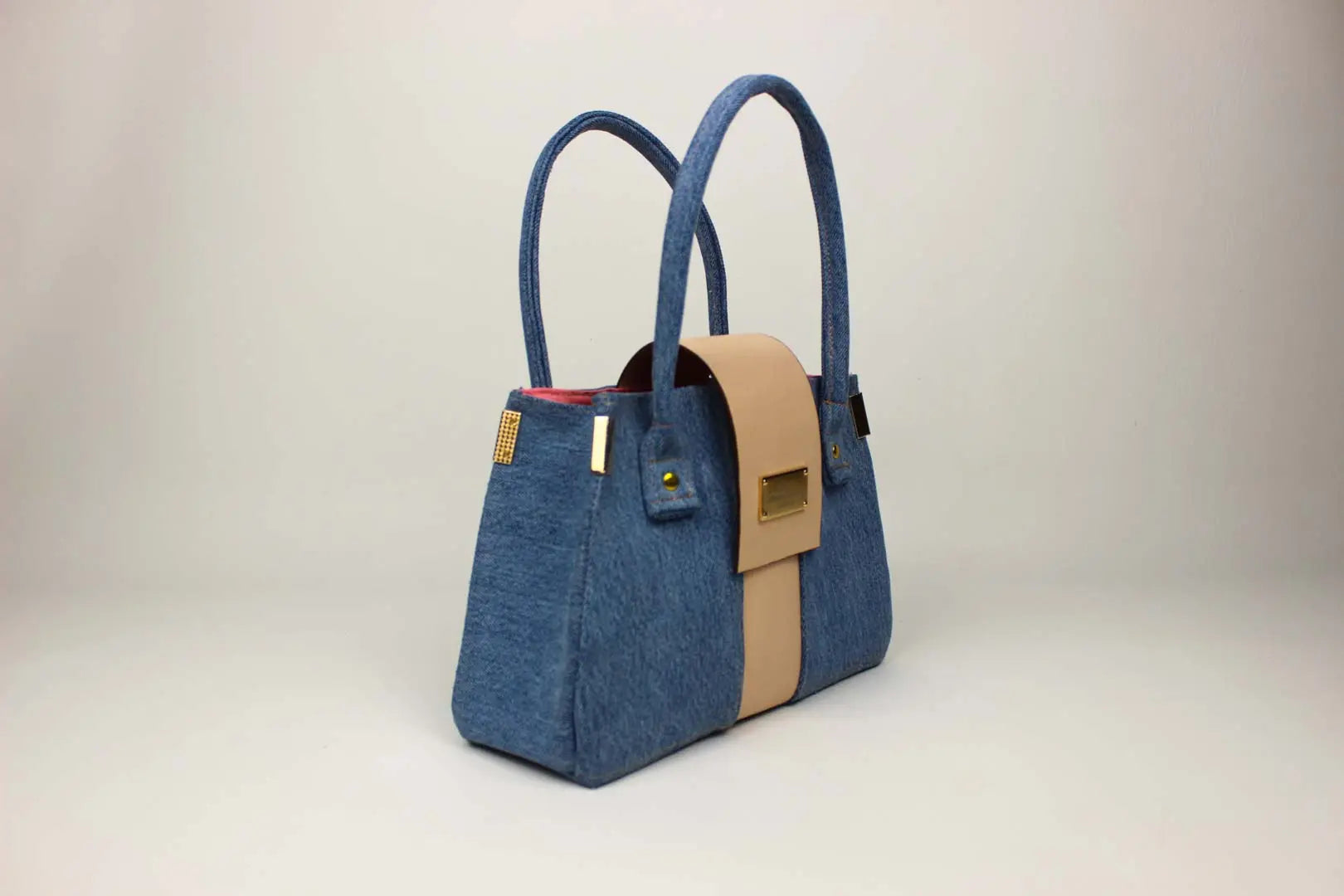 Denim & Pink Bag Serene Diaz Collection