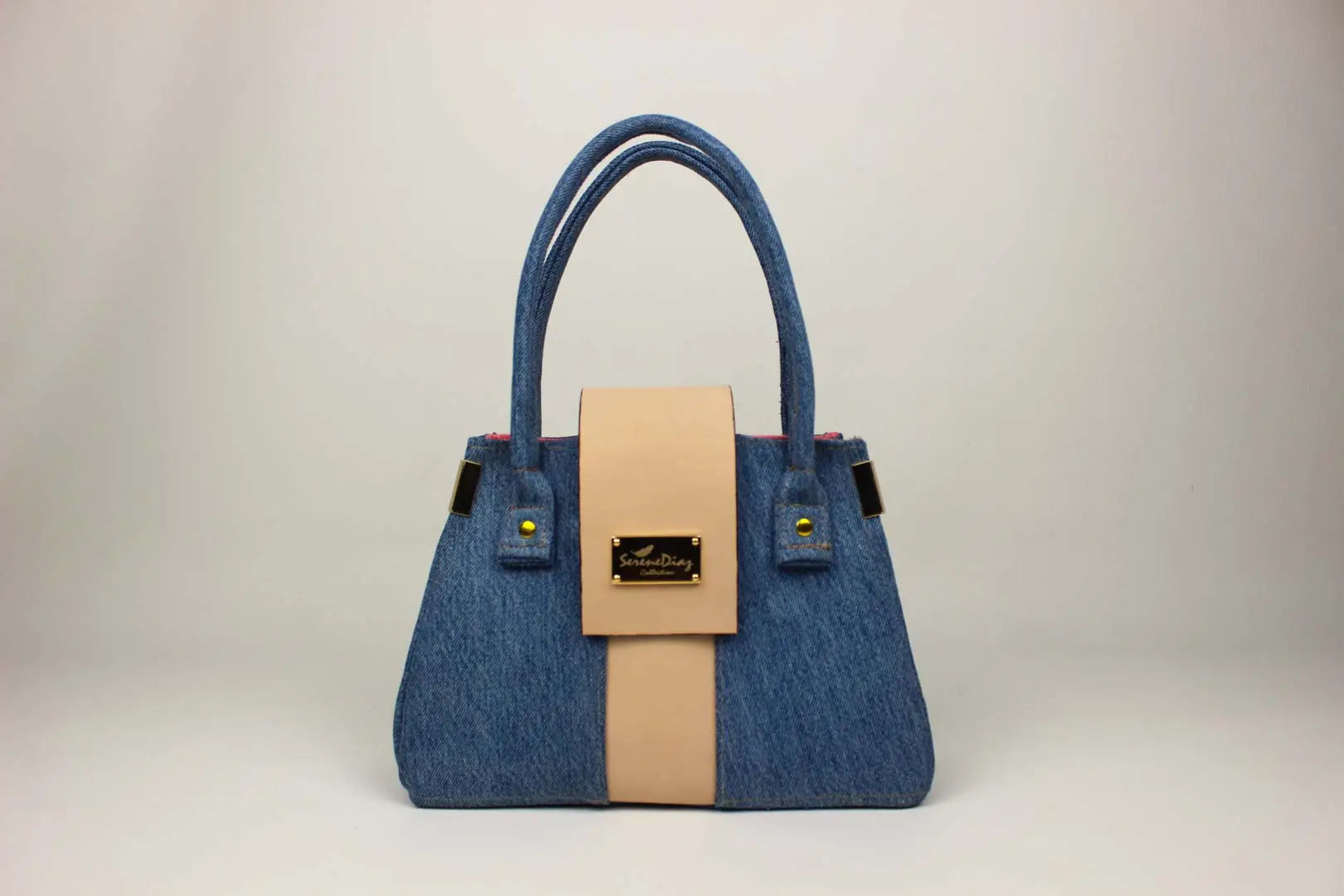 Denim & Pink Bag Serene Diaz Collection