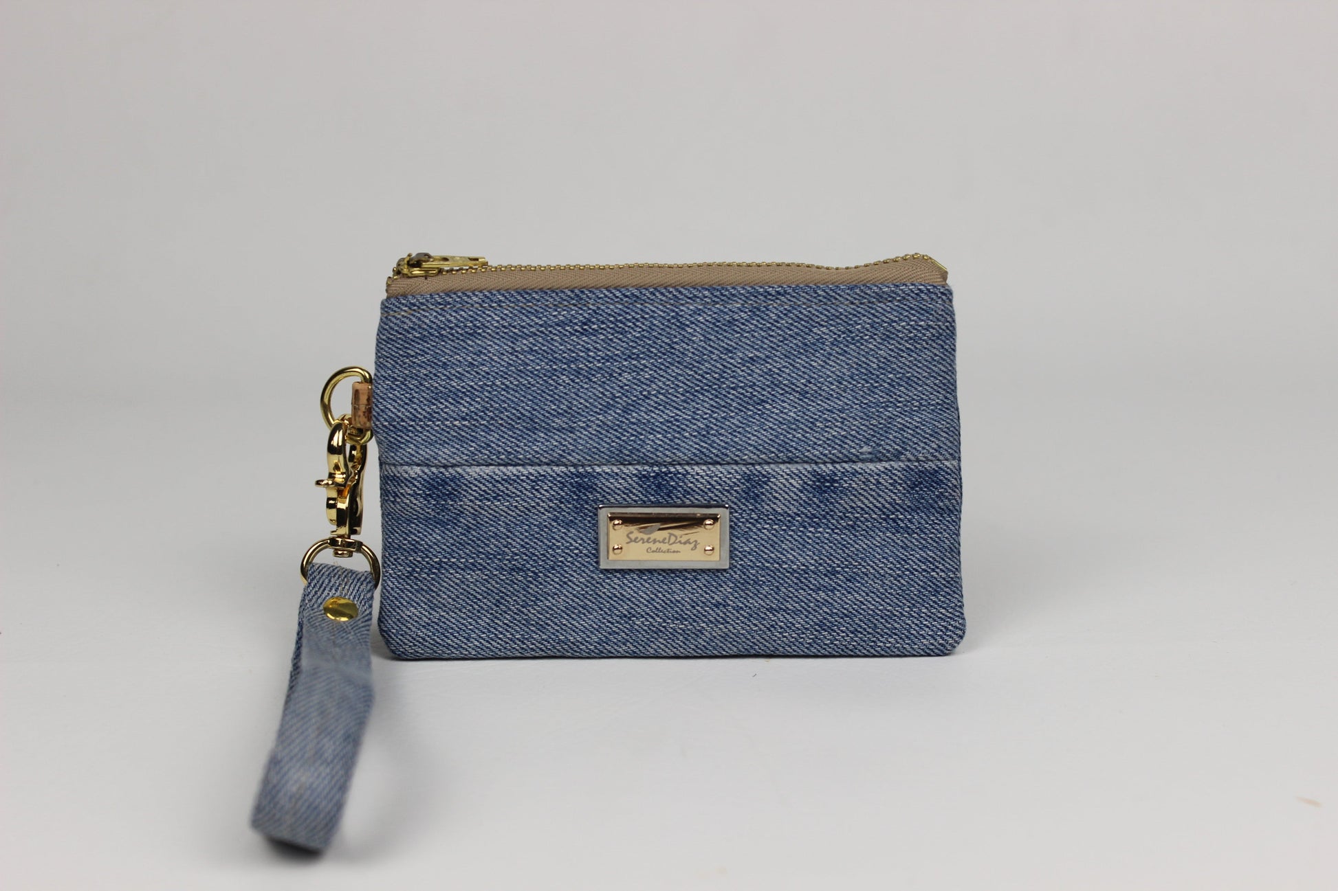 Wristlet Card Holder - Brown Leather Serene Diaz Collection