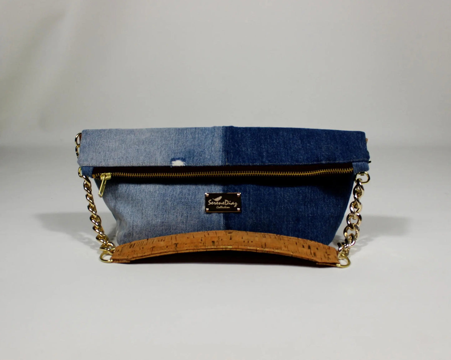 Denim Envelope Bag Serene Diaz Collection