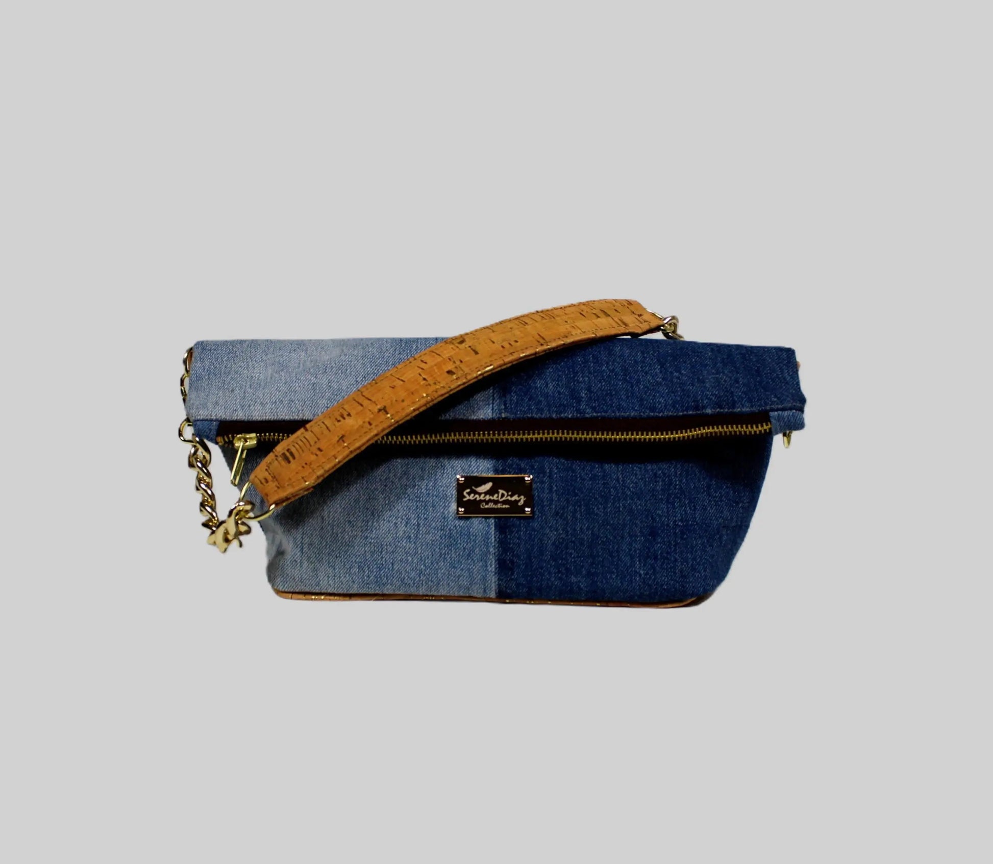 Denim Envelope Bag Serene Diaz Collection