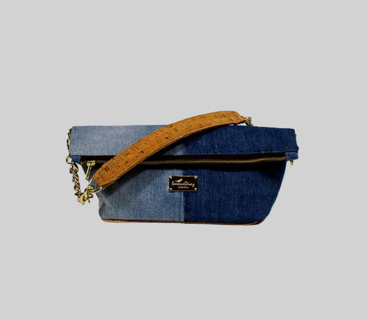 Denim Envelope Bag Serene Diaz Collection