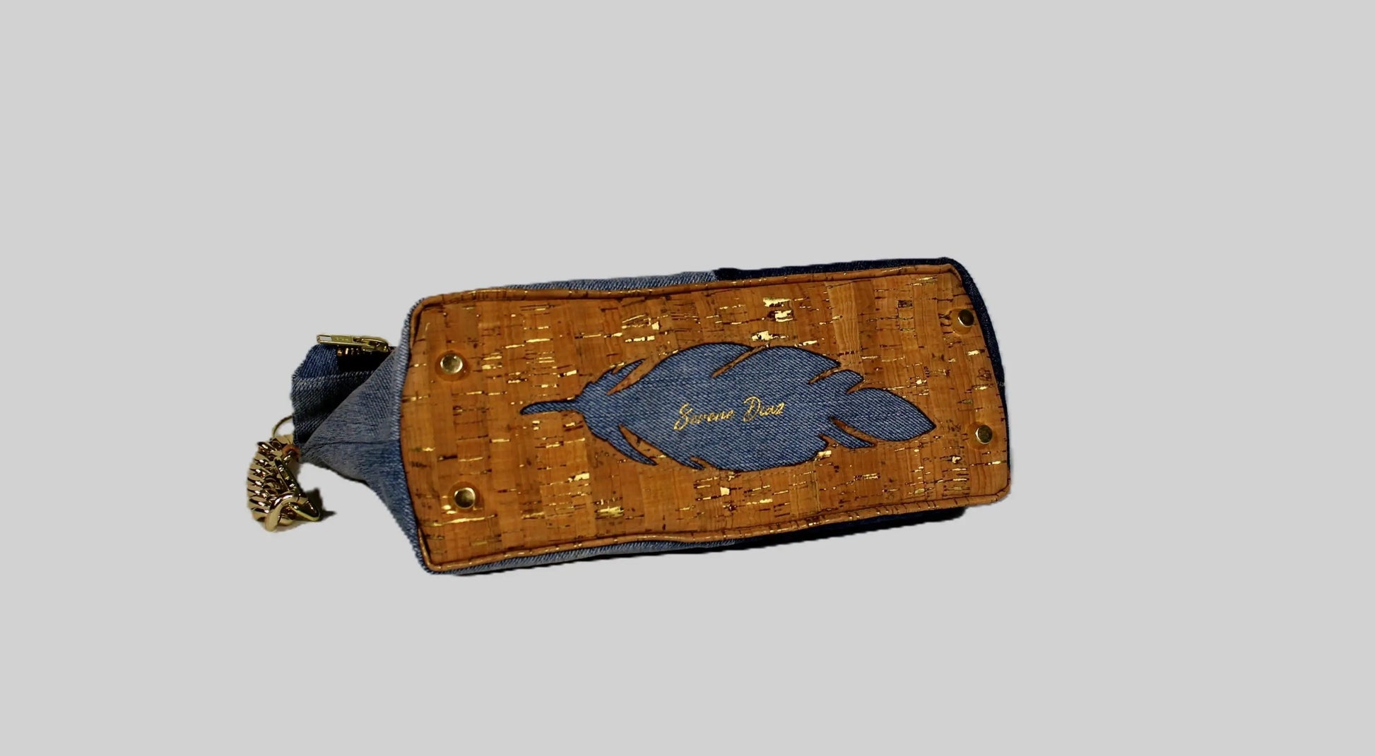 Denim Envelope Bag Serene Diaz Collection