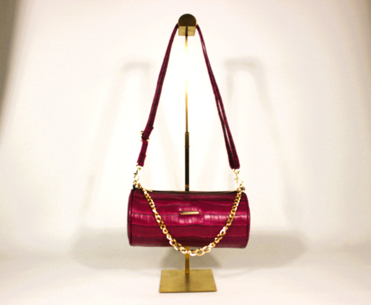 Berry Pill Barrel Bag Serene Diaz
