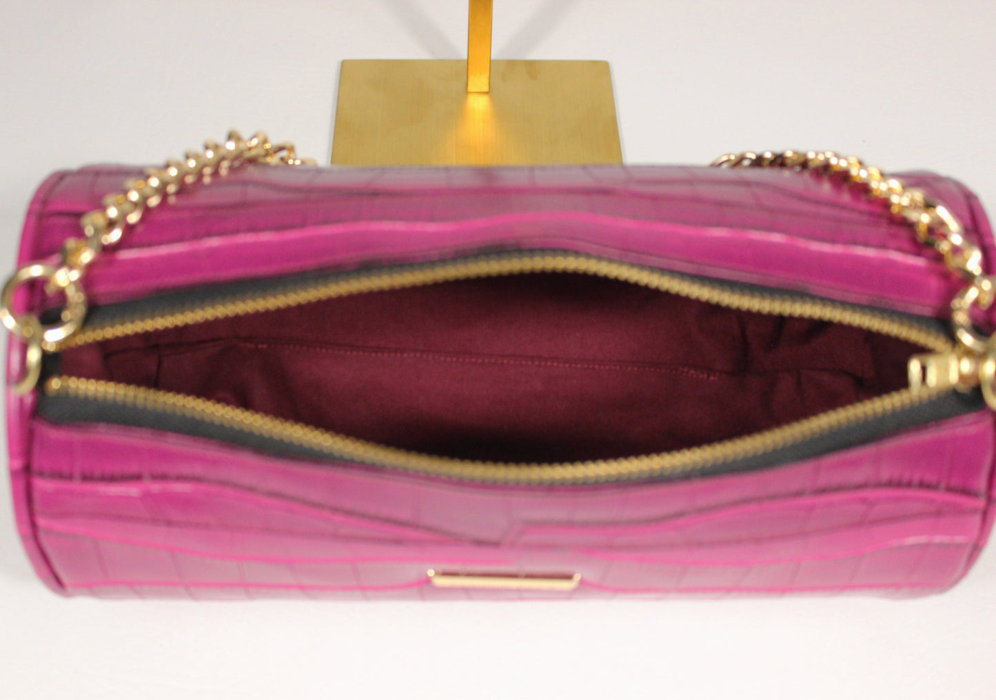 Berry Pill Barrel Bag Serene Diaz