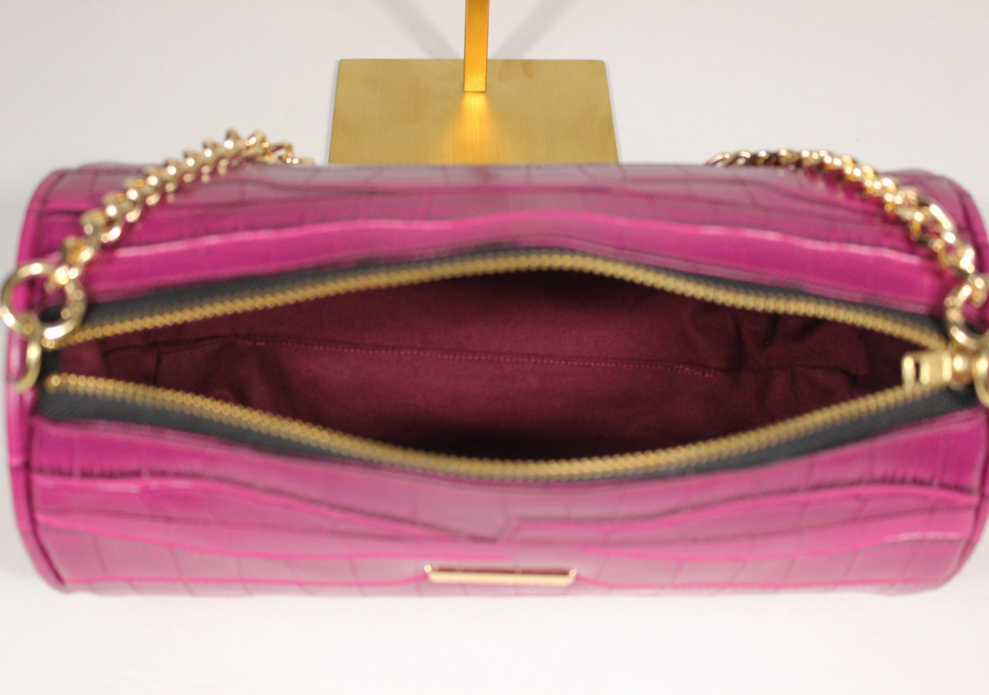 Berry Pill Barrel Bag Serene Diaz