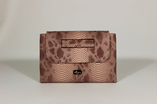 Portfolio Clutch (Python Embossed) Serene Diaz Collection