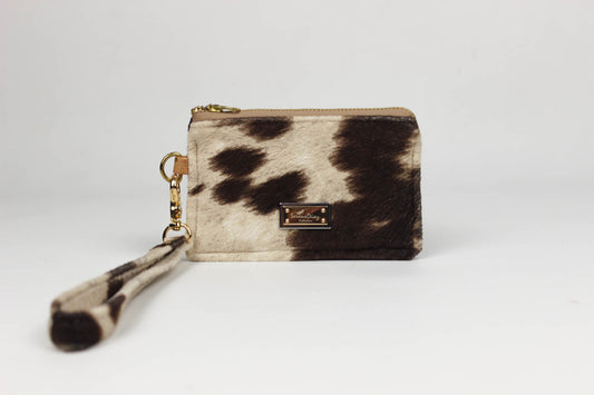 Wristlet Card Holder - Black & Chocolate Brown Serene Diaz Collection Card Holder 39.00 Serene Diaz Meadow